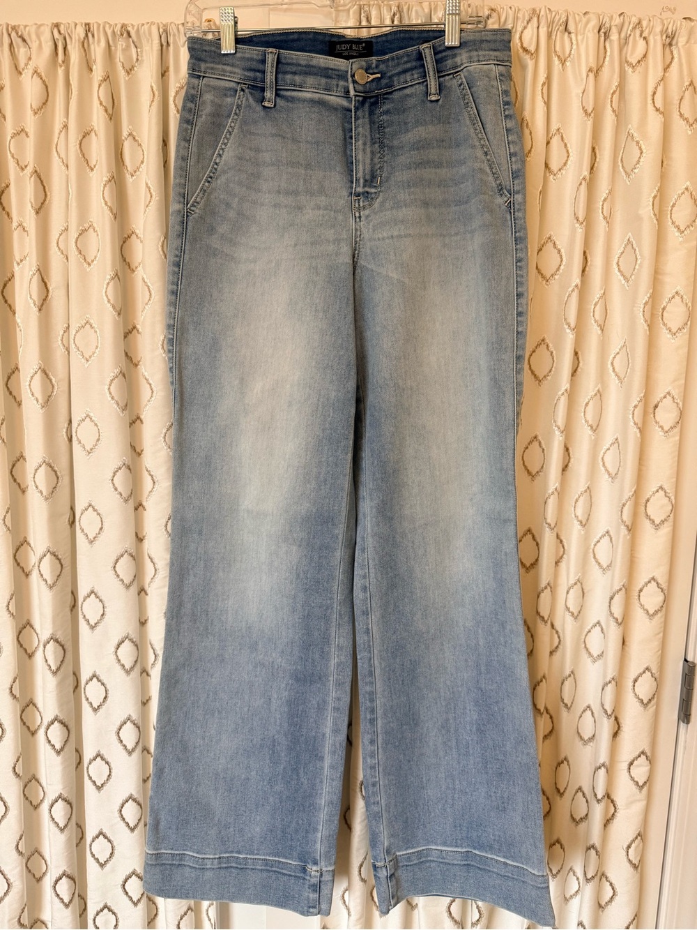 Judy Blue Light Blue Wide-Leg High-Rise Jeans